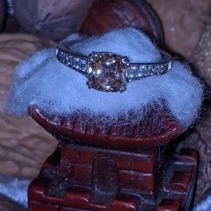 Fragrant Jewels Rings (set of 4) Peach Crystal Collection
